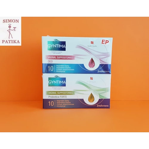 Gyntima hüvelykúp Probiotica Forte + Gyntima hüvelykúp