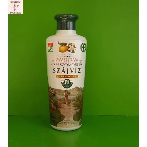 Cserszömörcés szájvíz citromos 250ml