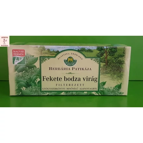 Herbária Fekete bodza virág filteres  25db