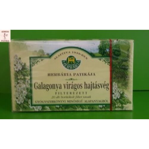 Herbária Galagonya virágos hajtásvég filteres tea 20db