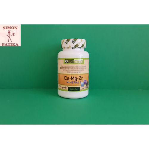 Herbioticum Ca- Mg- Zn Minerals tabletta 60db