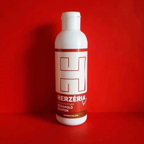 Herzéria Hair gyógynövény sampon színápoló barna