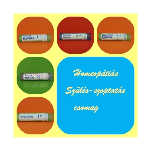 Homeopátiás Szülés- szoptatás csomag