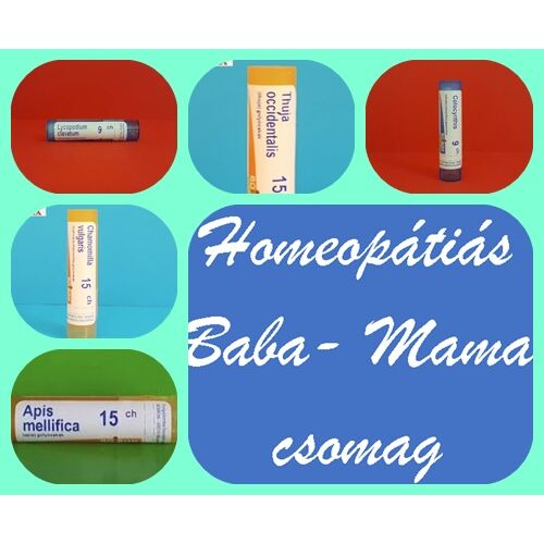 Homeopátiás Baba- Mama csomag