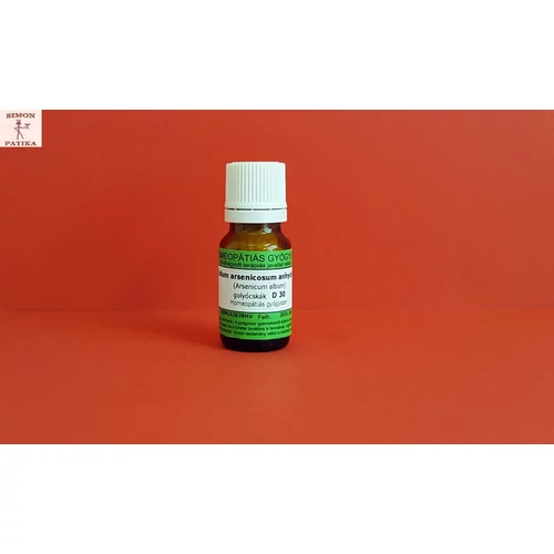 Acidum arsenicosum anhydricum golyócskák D30 10g