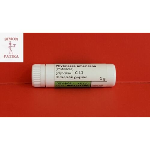 Phytolacca americana C12 Remedia 1g