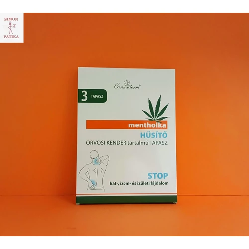 Cannaderm Mentholka hűsítő tapasz 3db