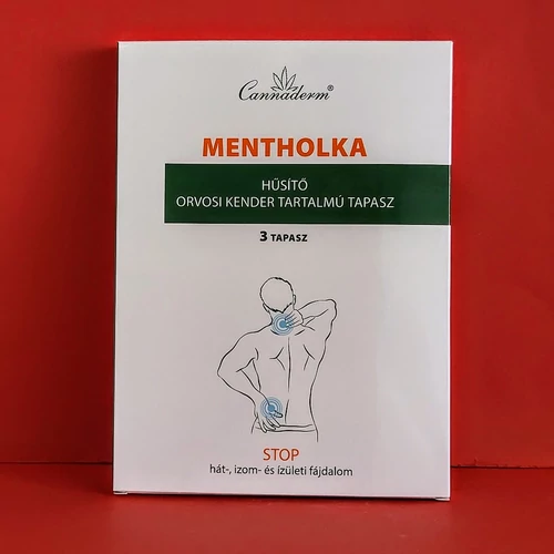 Cannaderm Mentholka hűsítő tapasz 3db