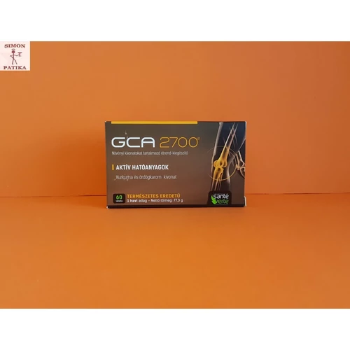 GCA 2700 Aktív Kurkuma Ördögkarom tabletta 60db