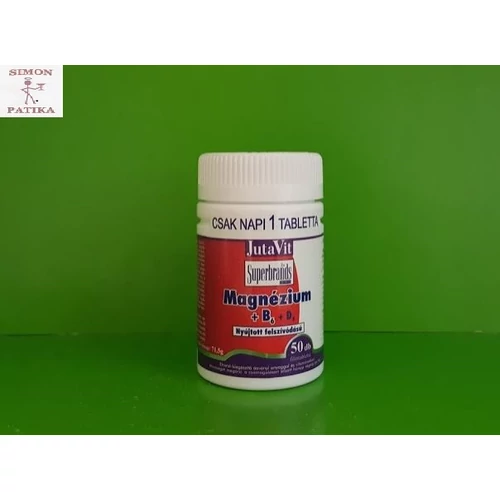 Jutavit Magnézium 250mg+ B6 vitamin 50db