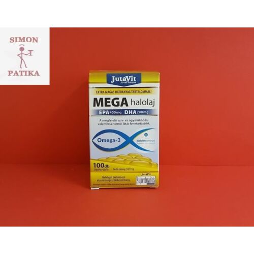 JutaVit MEGA Omega-3 halolaj kapszula 100db