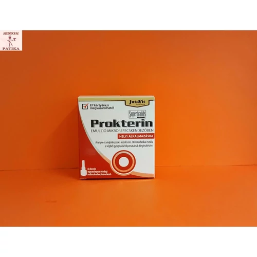 Jutavit Prokterin aranyér emulzió mikrobefecskendezőben 6db