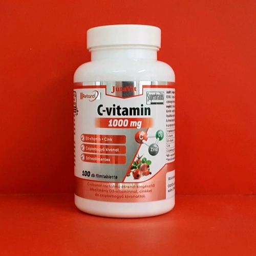 Jutavit C vitamin 1000mg+ D3 filmtabletta 100db