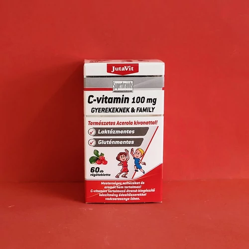 Jutavit C-vitamin 100 mg Acerolával rágótabletta 60x