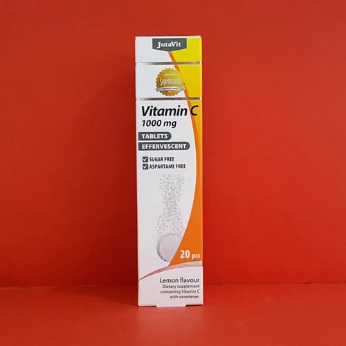 Jutavit C vitamin 1000mg pezsgőtabletta citrom ízű  20db