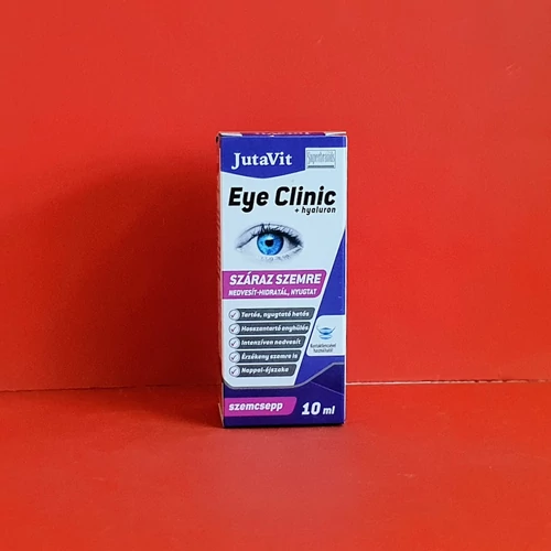 Jutavit Eye Clinic szemcsepp száraz szemre 10ml