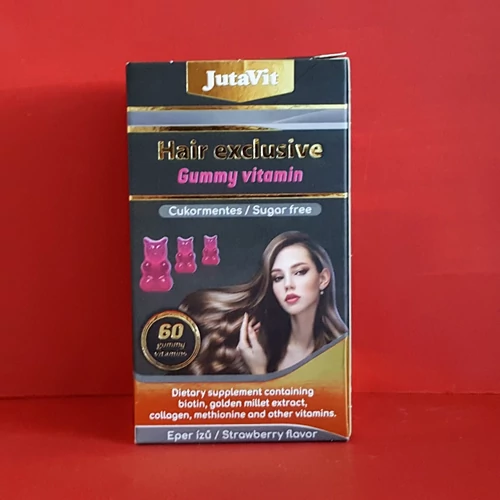 Jutavit Hair Exclusive Gummy Vitamin cukormentes 60db