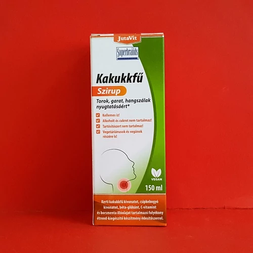 Jutavit Kakukkfű szirup cukormentes 150ml