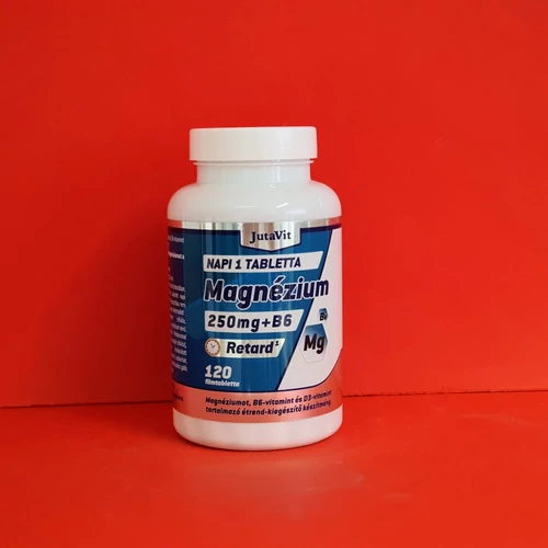 JutaVit Magnézium+B6 +D3 vitamin retard filmtabletta 120db