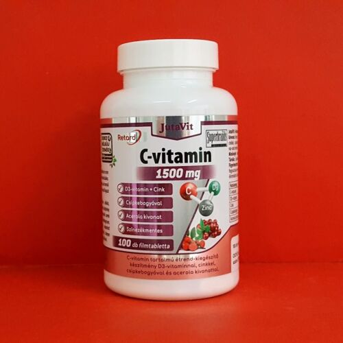 Jutavit C vitamin 1500mg +Csipkebogyó+Acerola+D3 vitamin tabletta