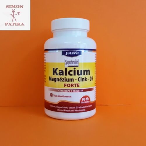 Jutavit Kalcium+ Magnézium+ Cink+  D3 Forte tabletta 90db