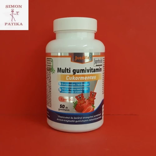 JutaVit Multivitamin cukormentes gumivitamin 50db