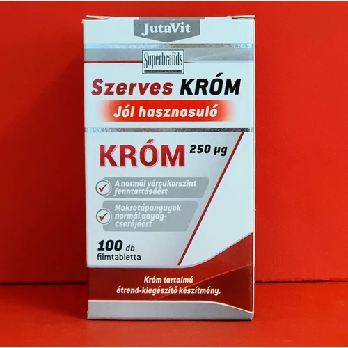 JutaVit Szerves Króm 250mcg tabletta