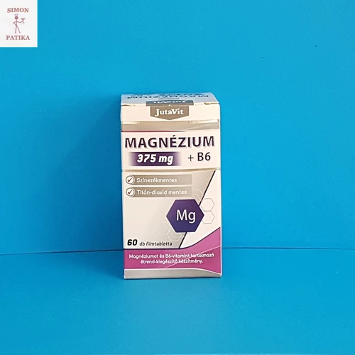 JutaVit  Magnézium 375mg+B6 vitamin     60db