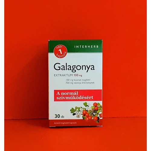 Galagonya extraktum kapszula Interherb  30db