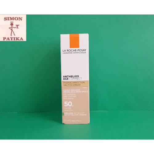 Anthelios Age Correct napvédő krém SPF50+ színezett 50ml