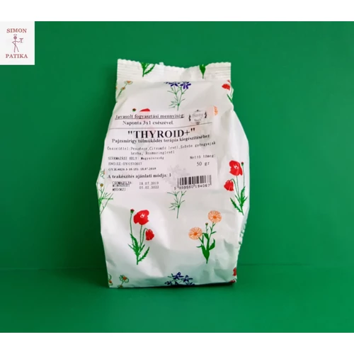 Thyroid tea Pajzsmirigy túlműködés GYÓGYFŰ 50g