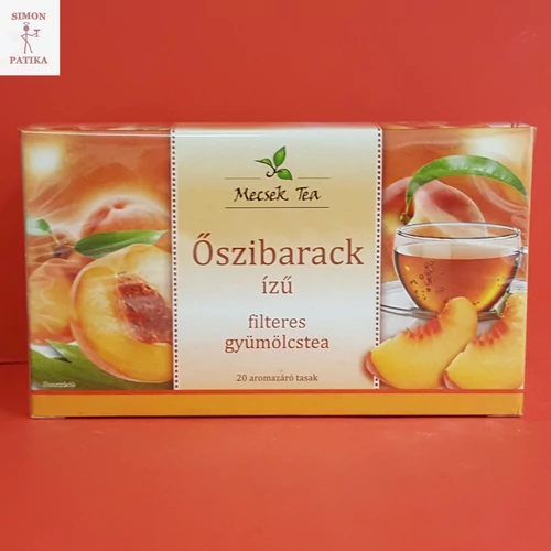 Mecsek őszibarack tea filteres 20db