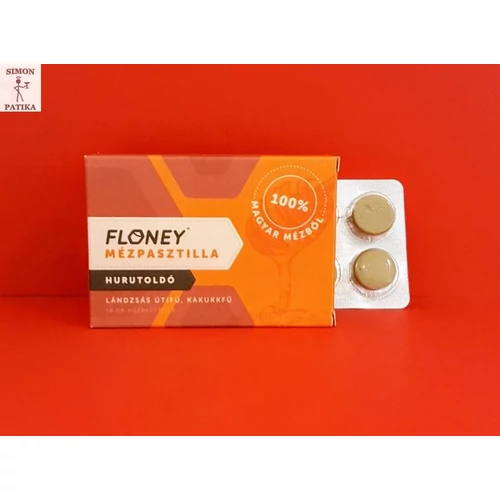 Floney mézpasztilla Lándzsás Útifű, kakukkfű