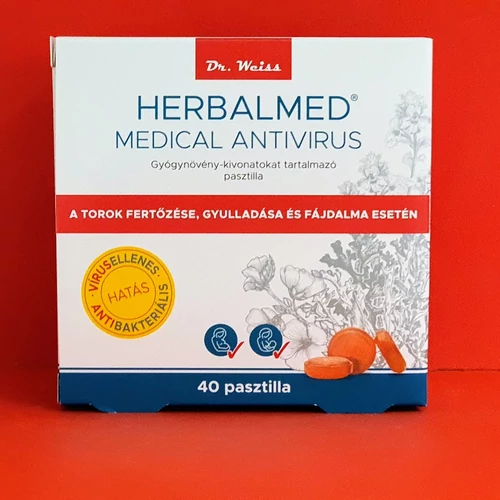 Herbal Med Medical gyógynövény pasztilla 40db