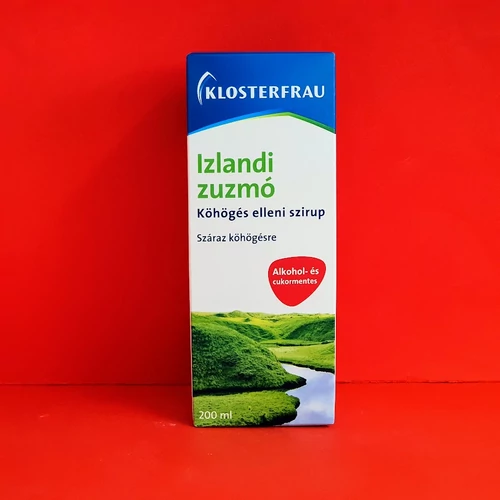 Klosterfrau Izlandi zuzmó szirup köhögés ellen 100ml