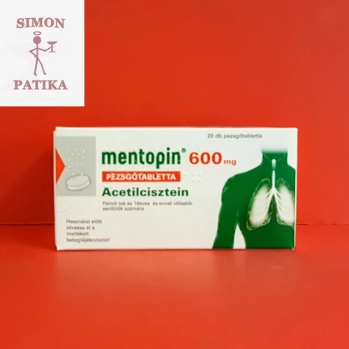 Mentopin 600mg pezsgőtabletta 20db