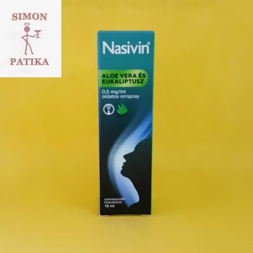 Nasivin Aloe Vera és Eukaliptusz orrspray 0,5mg 15ml