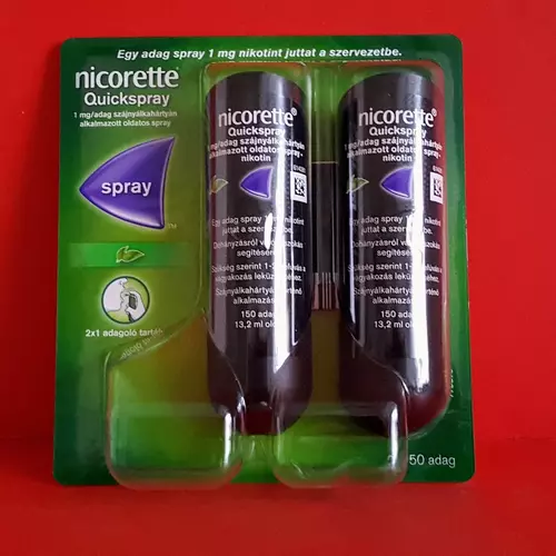 Nicorette Quickspray 1 mg/adag spray 2x1 adagolótartály