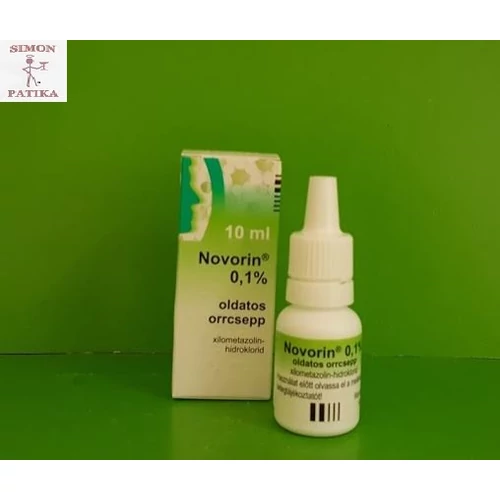 Novorin 0,1% oldatos orrcsepp 10ml