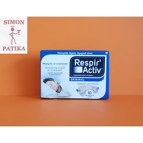 Respir Active légzéskönnyítő orrtapasz 10db