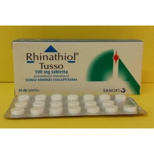 Rhinathiol Tusso 100 mg tabletta 20db