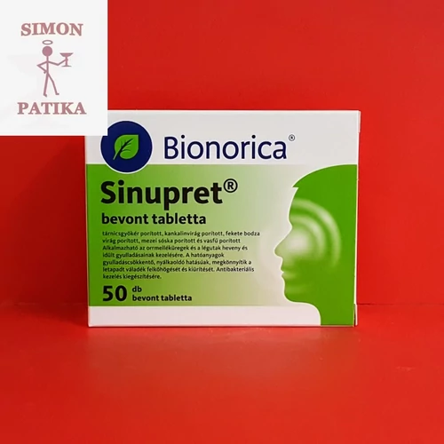 Sinupret bevont tabletta 50db