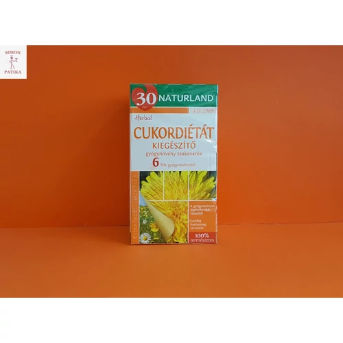 Naturland Cukordiétát kiegészítő filteres tea