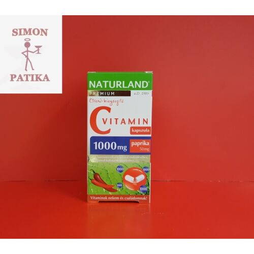 Naturland C-vitamin 1000mg Paprika kapszula 40db