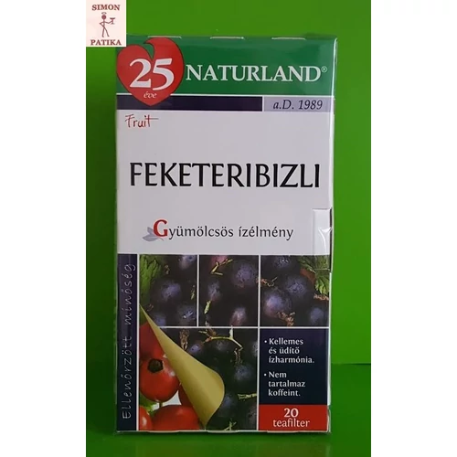Naturland gyümölcstea Feketeribizli