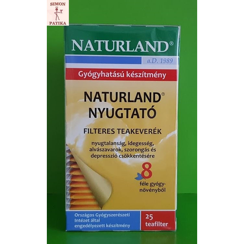 Naturland Nyugtató teakeverék filteres 25x