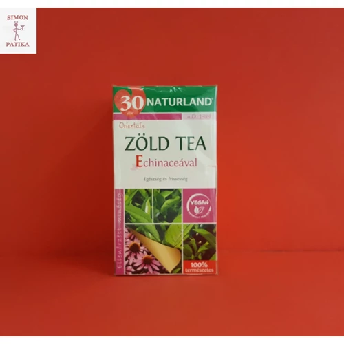 Naturland Zöld tea filteres echinaceával