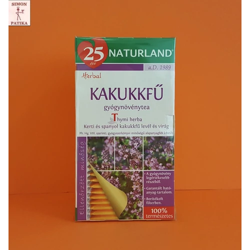 Kakukkfű filteres NATURLAND 25db