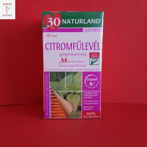 Citromfűlevél filteres NATURLAND