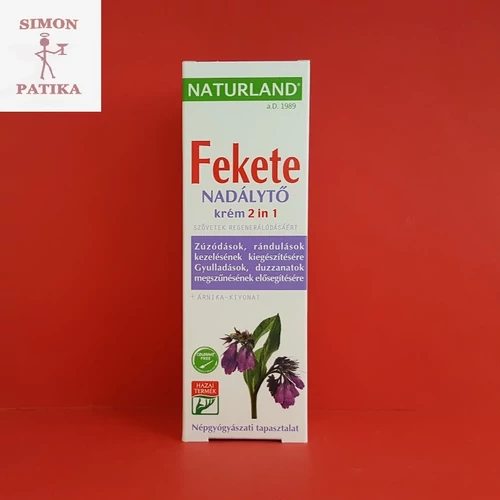 Naturland Fekete nadálytő krém 2 in1 100ml